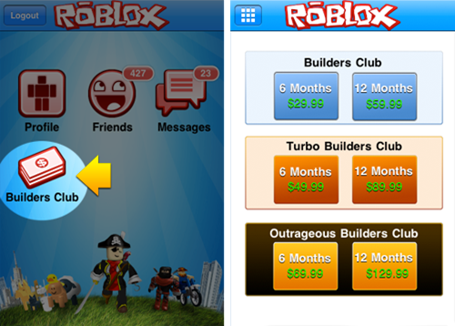 Builders Club Roblox Card