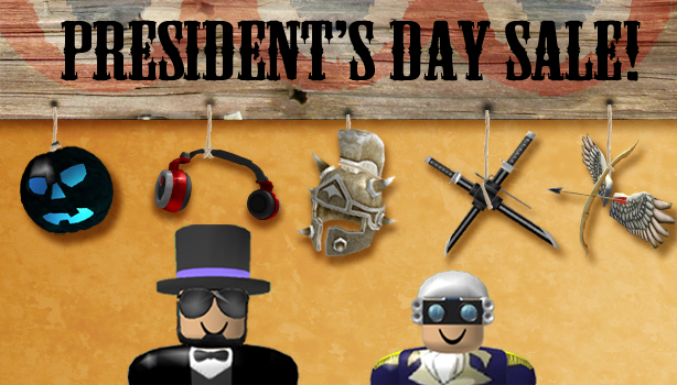 The Roblox Presidents Day Sale Starts February 15th Roblox Blog