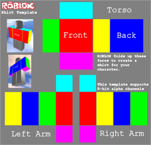 Roblox Shirt Template Page