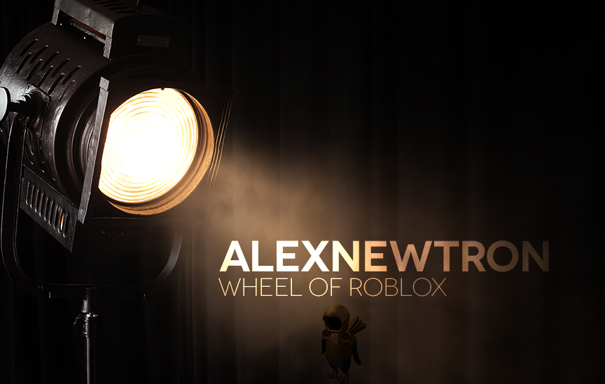 Spotlight Alexnewtron And The Wheel Of Roblox Roblox Blog - how much robux does alexnewtron have