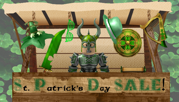 Celebrate St Patrick S Day With A Sale And New Gear Roblox Blog