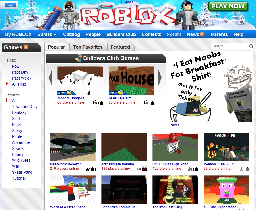 Roblox Play For Free Game Online