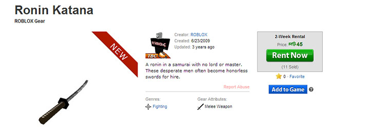All Roblox Sword Gear Codes