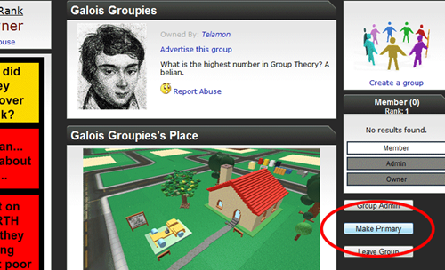 Group Theory Roblox Blog - whats primary in roblox groups