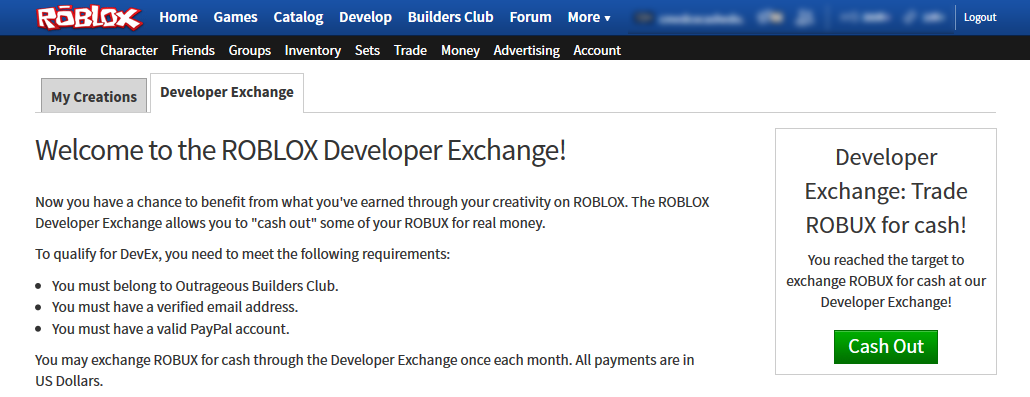 Developer Exchange Roblox Rates