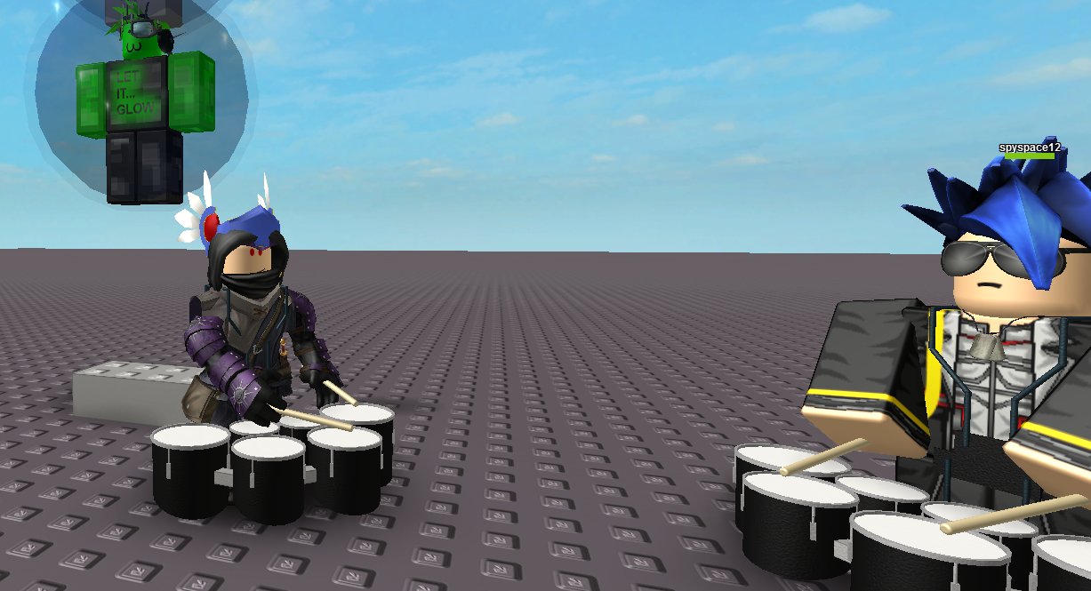 These drums can actually be played using your keyboard! 