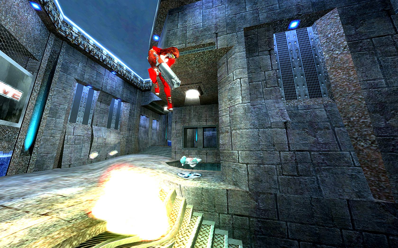 Rocket jumping has been around for years, being utilized in competitive online FPS games like Quake and Team Fortress 2