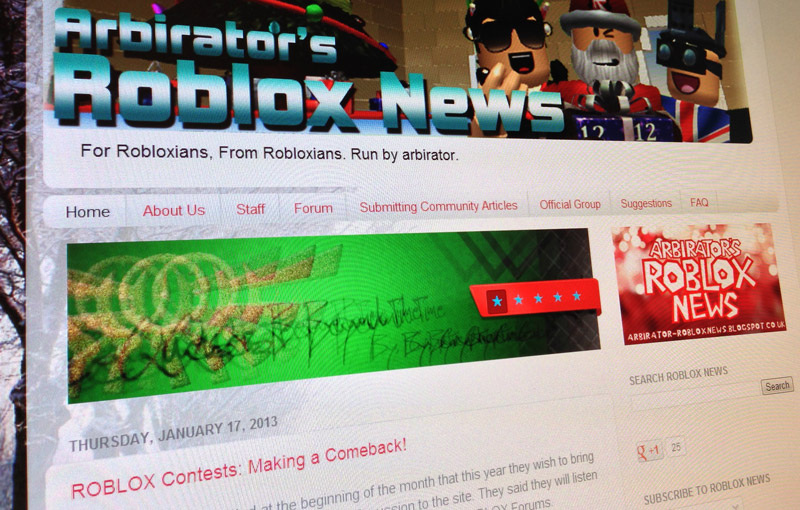 Arbirator's ROBLOX News Photo