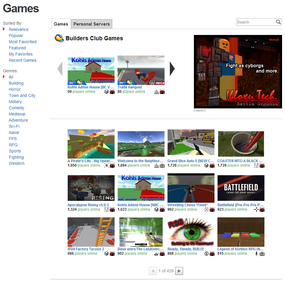 Surfacing Quality Games With The Top Earning Sort Roblox Blog