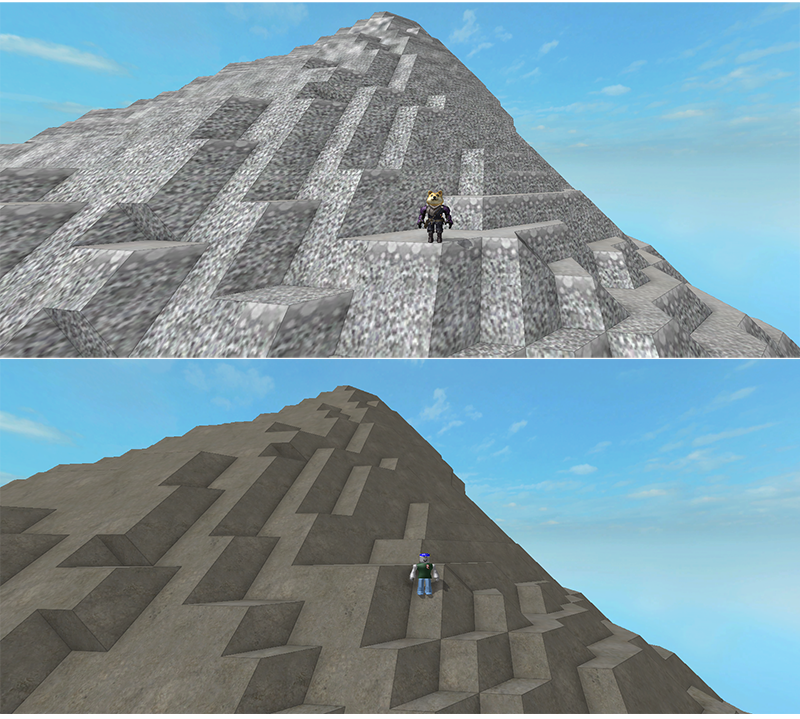 Roblox Just Got Prettier New Textures Unify Terrain And Parts Roblox Blog - old roblox terrain textures roblox