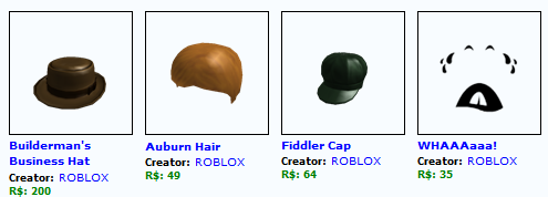 New Items In The Catalog Roblox Blog