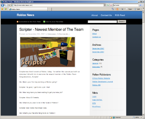 Need More Roblox News Roblox Blog - roblox in 2007 website