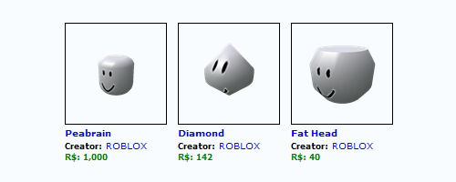 Hats For Blockhead And Peabrain Roblox Blog