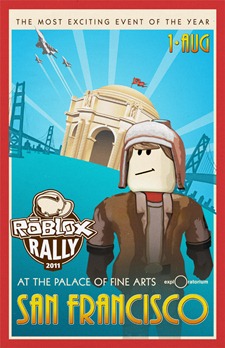 Each attendee will receive a ROBLOX Rally 2011 Poster
