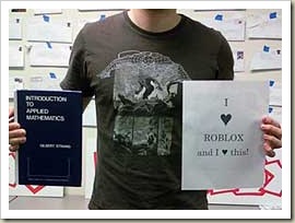 ROBLOX Staff loves math books and Spiderman.