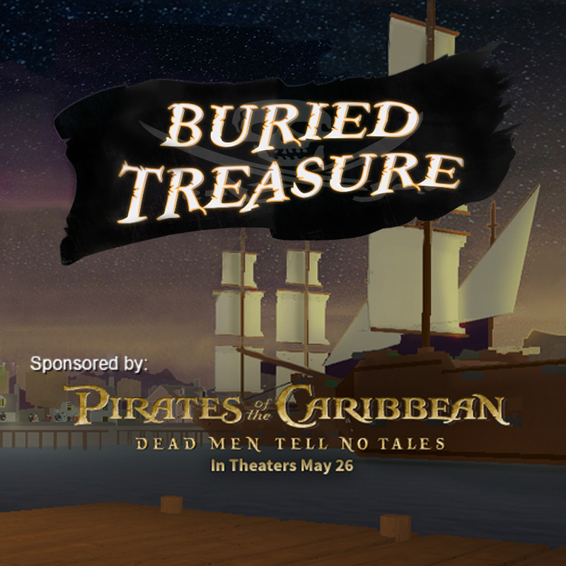 Discover Buried Treasure With Pirates Of The Caribbean Dead Men Tell No Tales Roblox Blog - roblox buried treasure event how to get the tradelands items