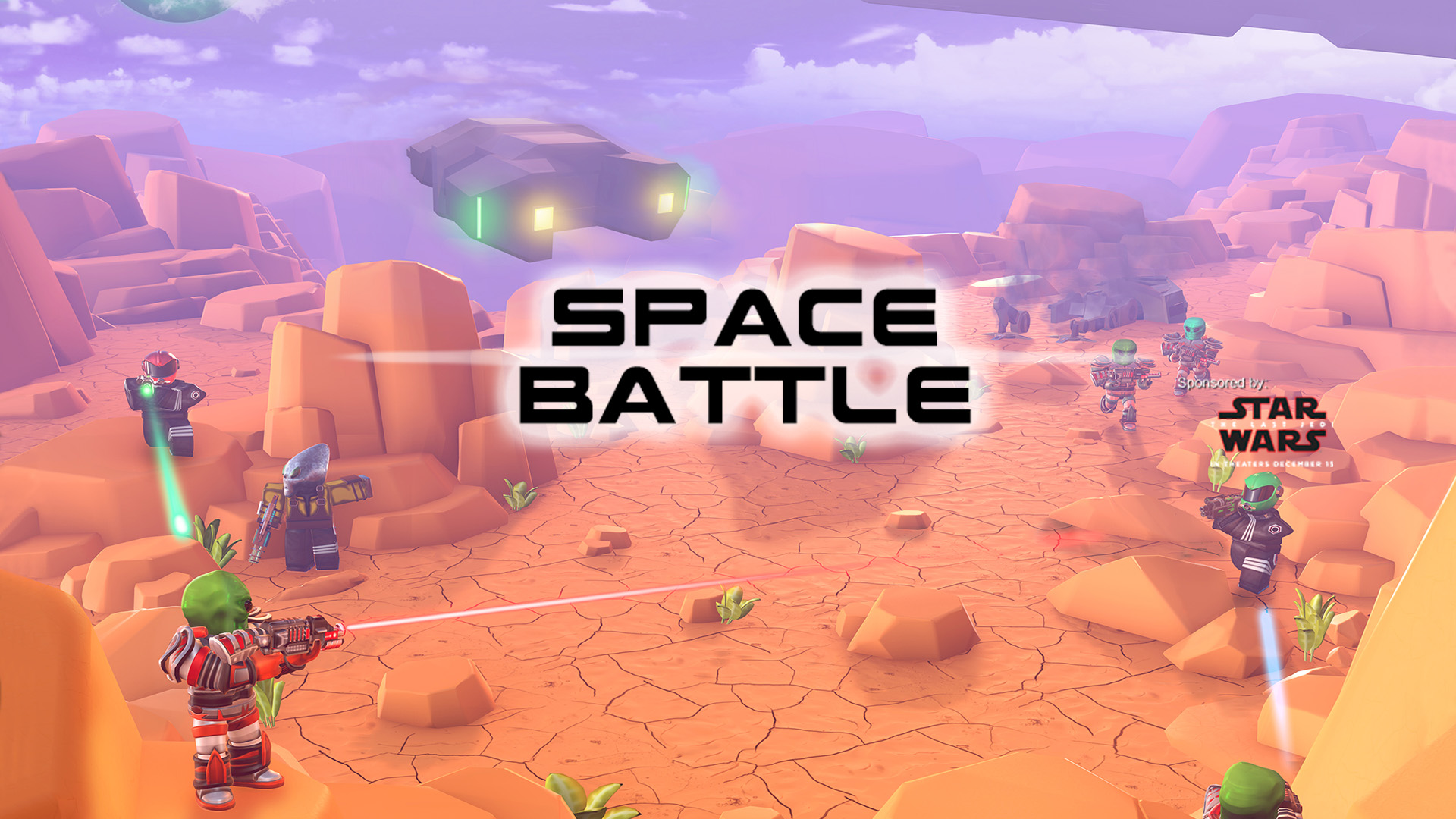 Roblox S Space Battle Event Sponsored By Star Wars The Last Jedi