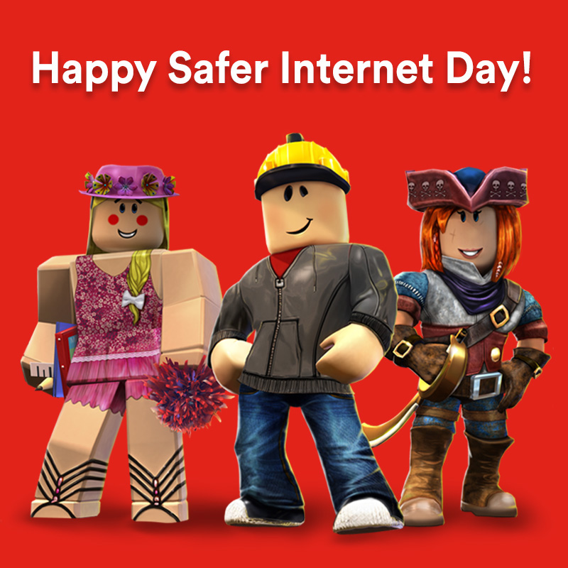 Safer Internet Day 2018 Create Connect And Share Respect Roblox Blog - internet safety roblox