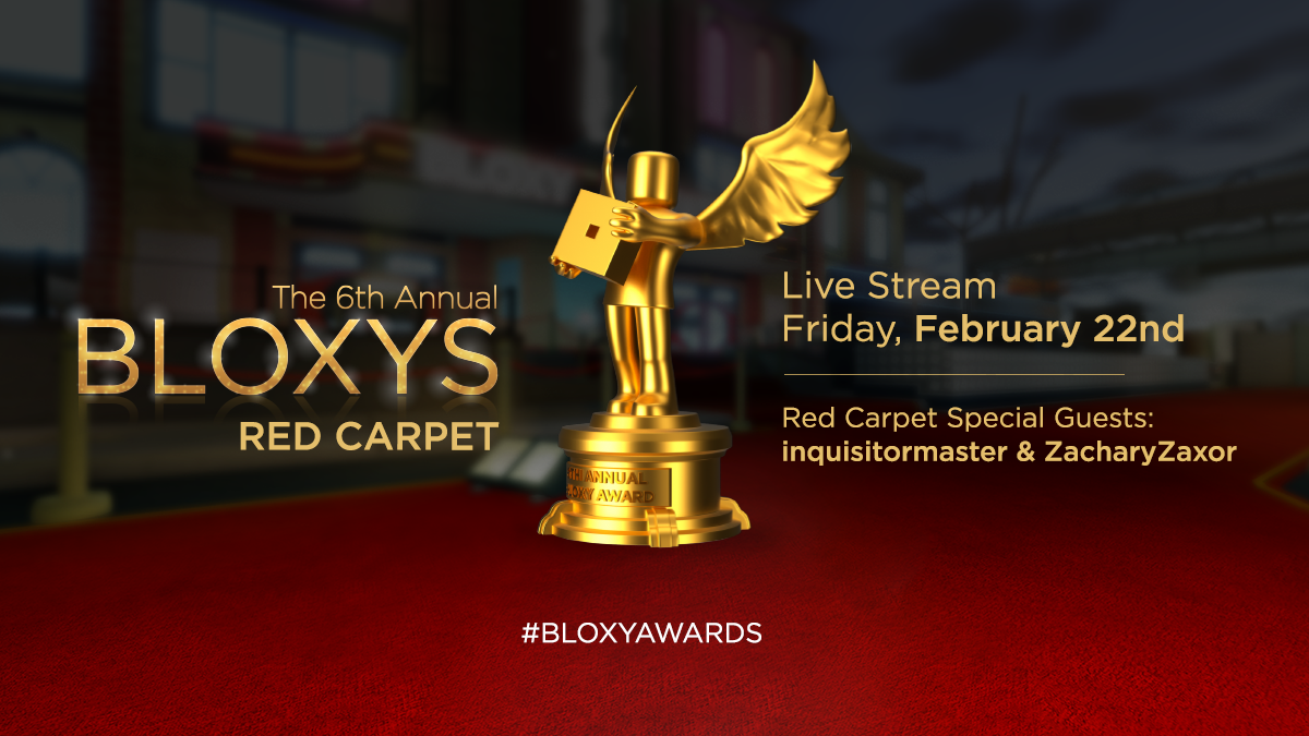 Walk The Red Carpet For The 6th Annual Bloxy Awards Roblox Blog