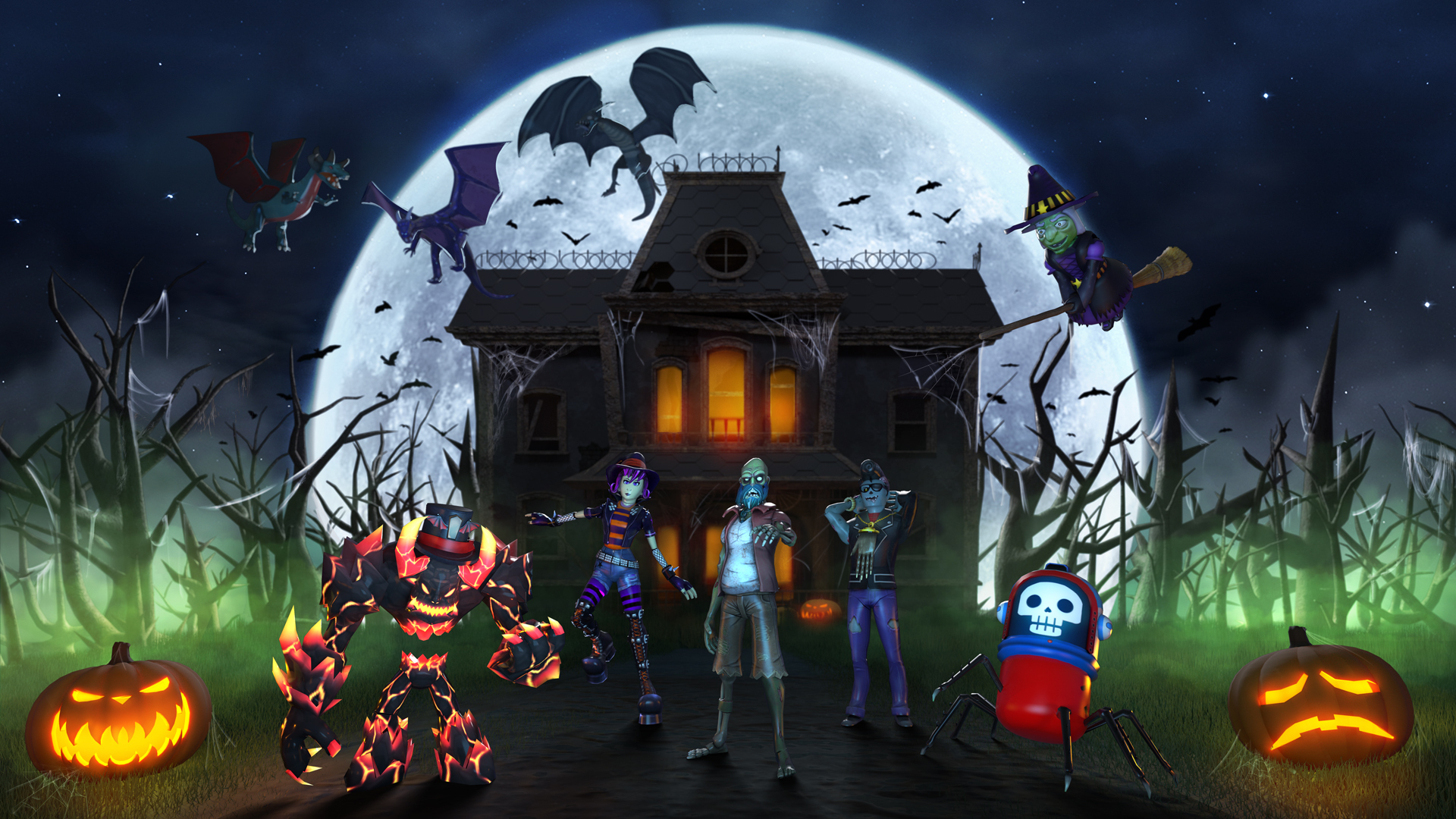 Scare Up A Good Game With The Halloween Sort Roblox Blog - roblox moon game