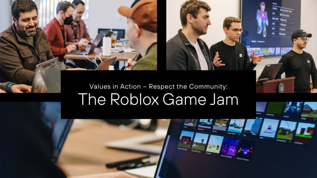 Values in Action - Respect the Community: The Roblox Game Jam